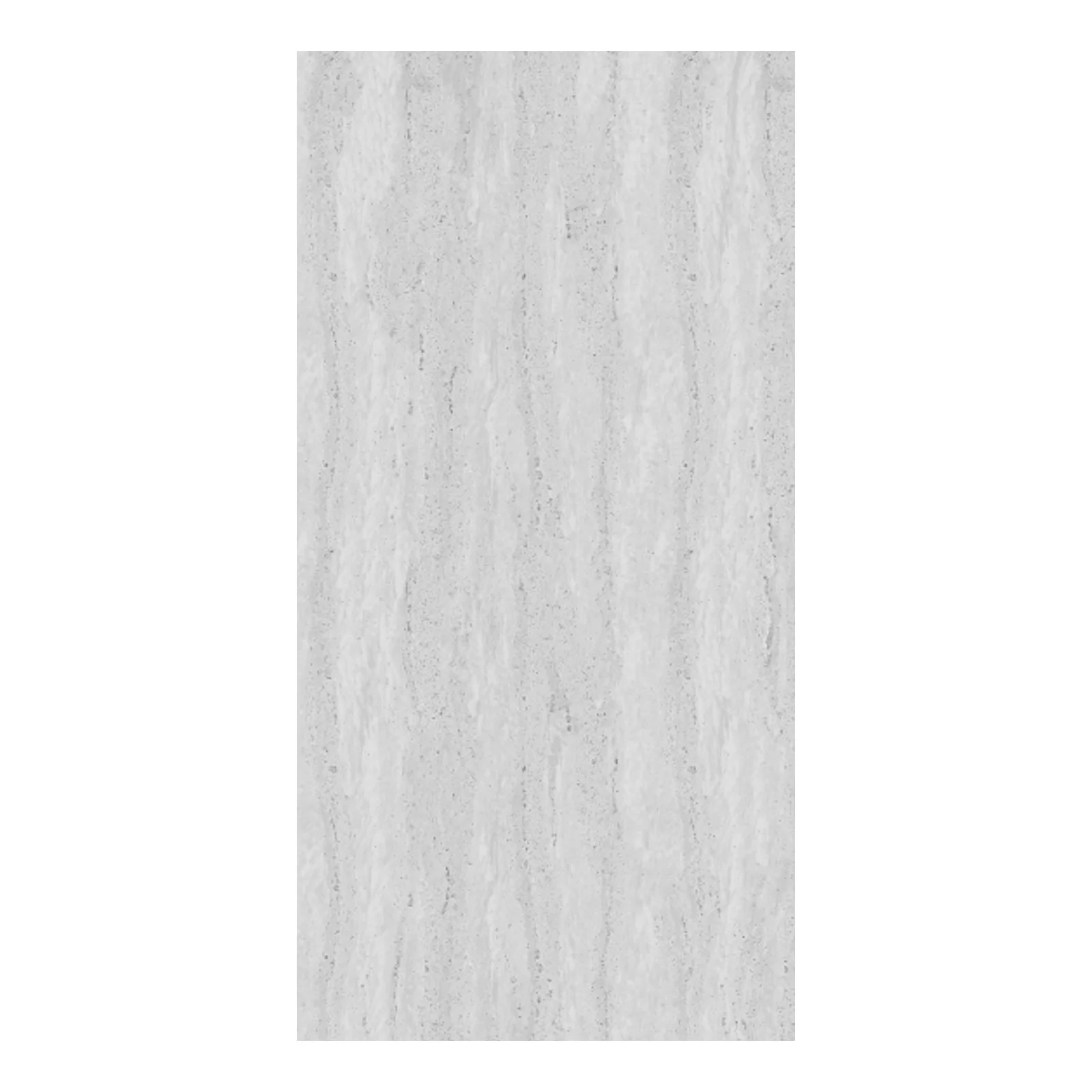 Grey Travertine-Look Fine Porcelain Tile