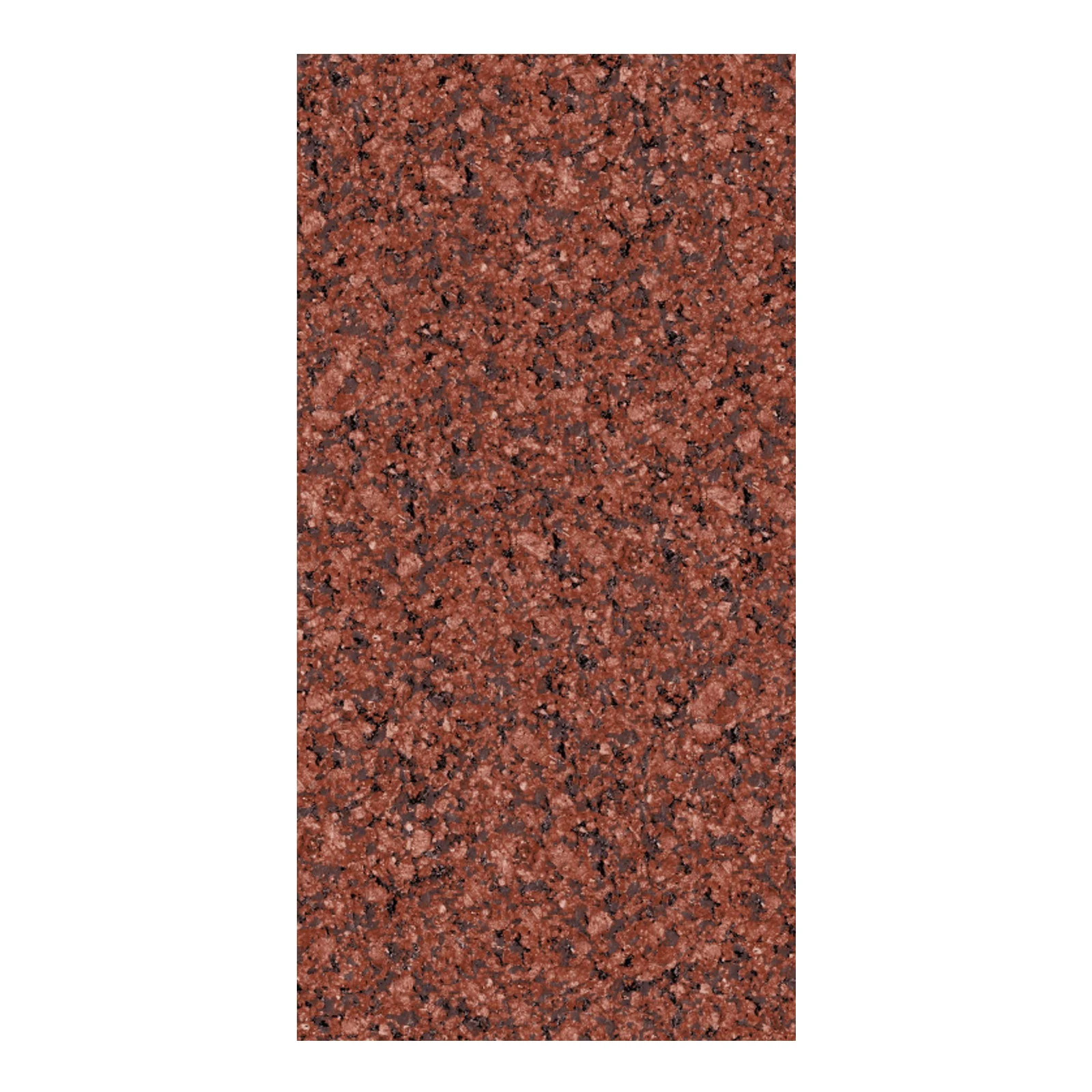 Jubin porselin corak granit merah India