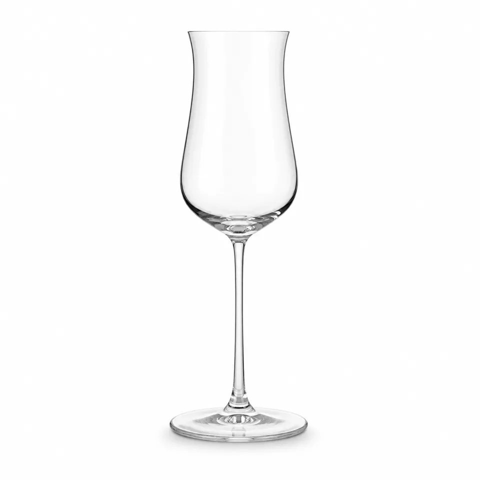 White wine glass, clear contemporary form, model DY6020