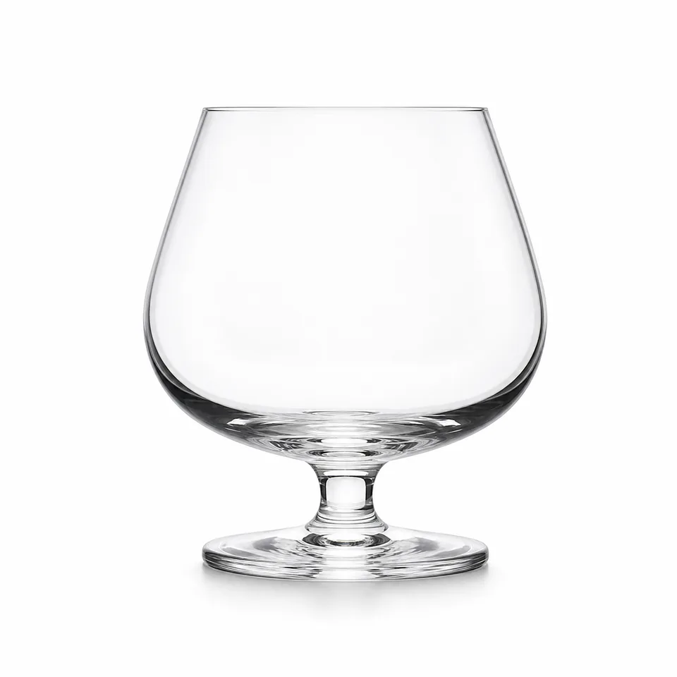 Brandy snifter / stemmed goblet, clear contemporary form, model DY6017