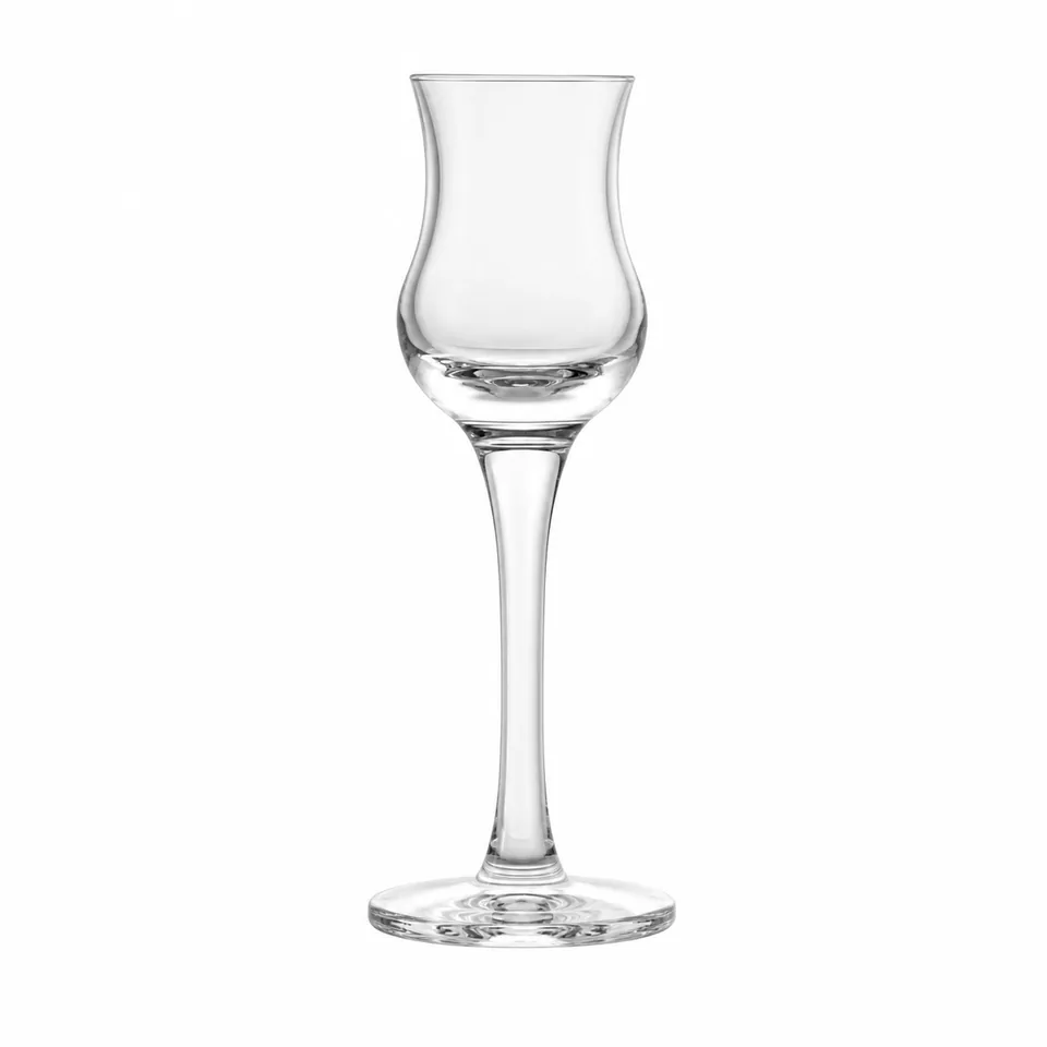 Liqueur / tasting glass, clear contemporary form, model DJZ025