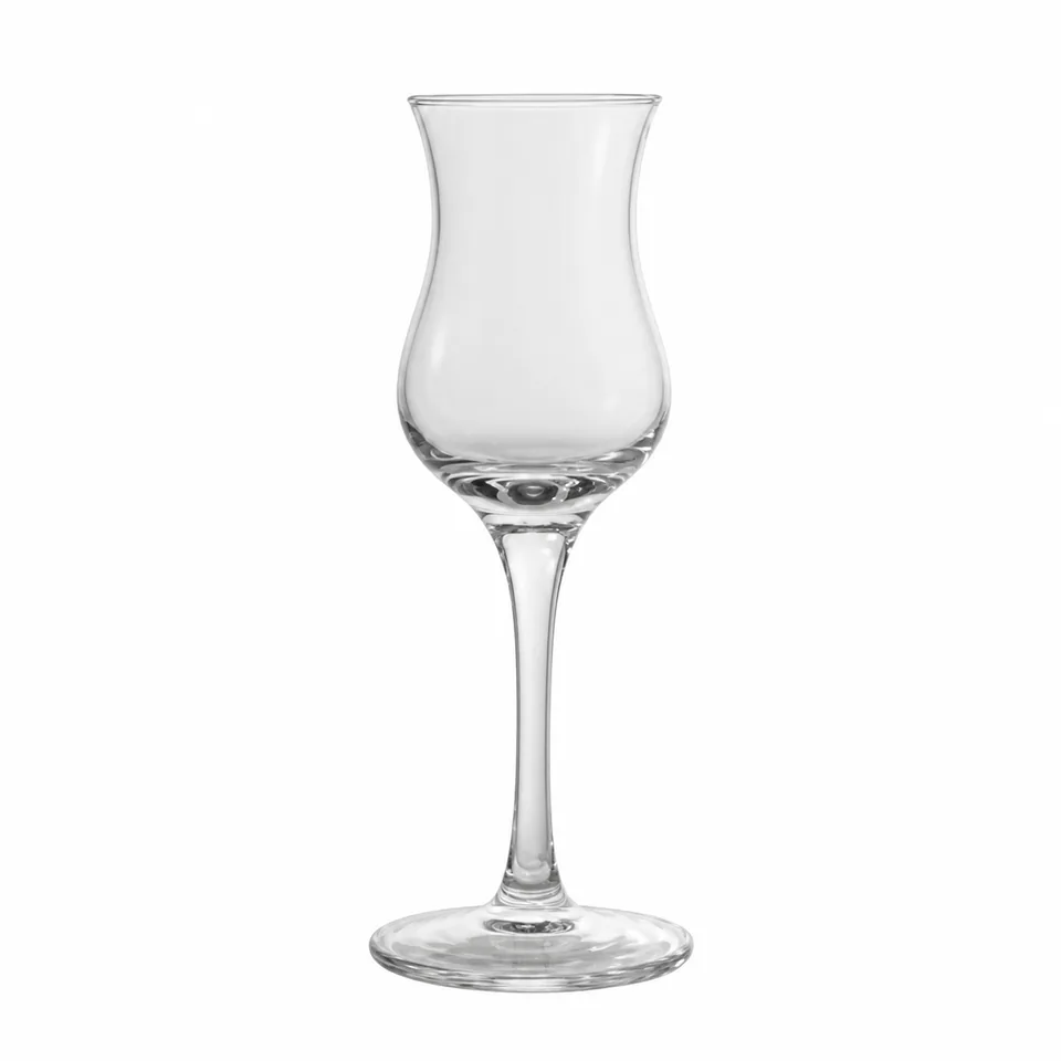 Liqueur / tasting glass, clear contemporary form, model DJZ026