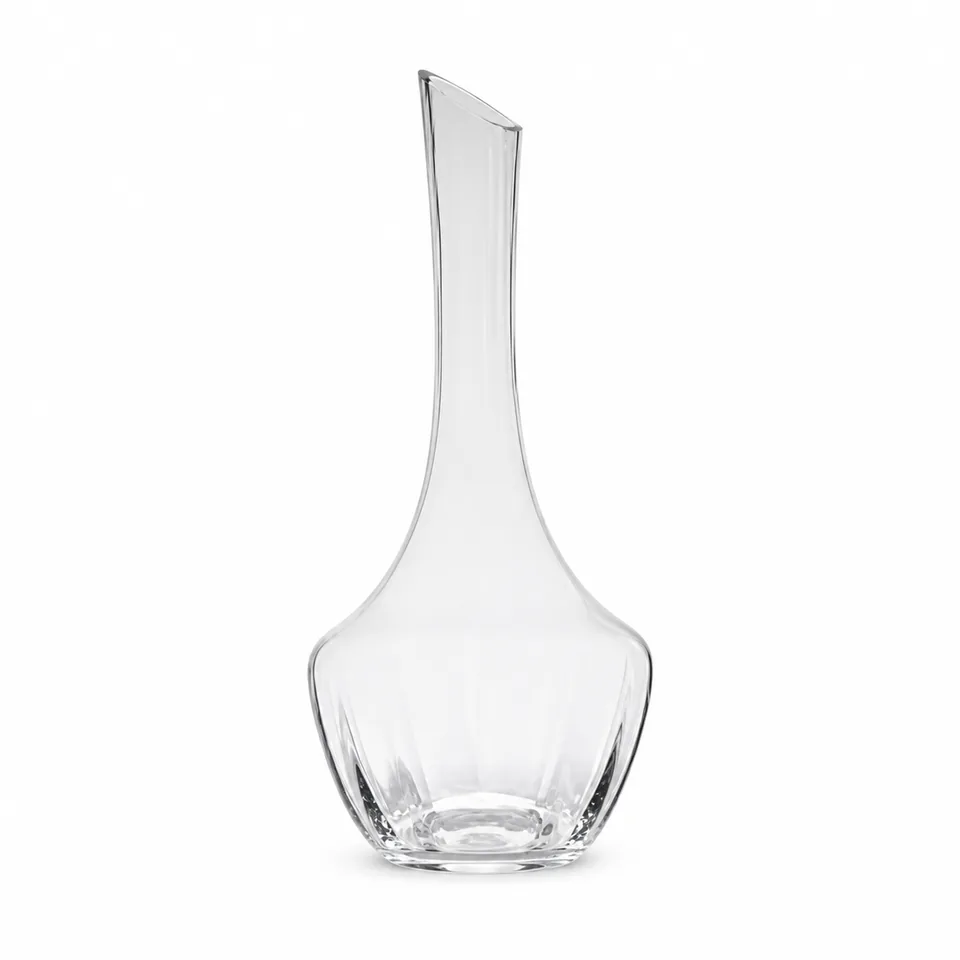 Wine decanter, ribbed body, model DJ9013