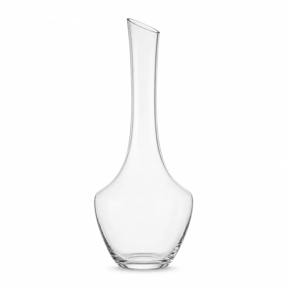Wine decanter, clear contemporary form, model DJ9013