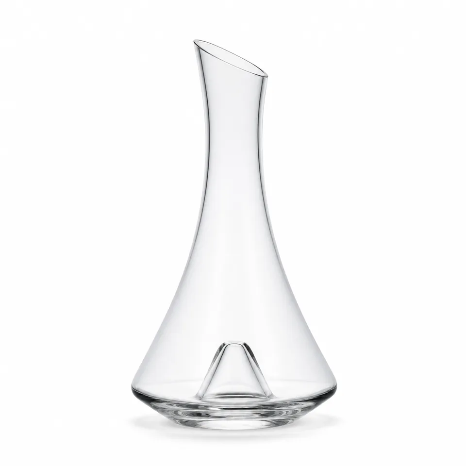 Wine decanter, clear contemporary form, model DJ9039