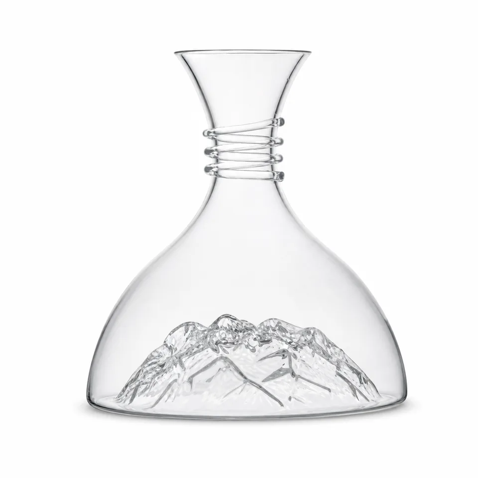 Wine decanter, spiral neck, model DJ9708