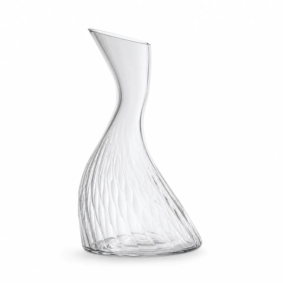 Wine decanter, sculptural body, model DJX049