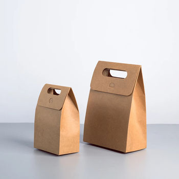 Fold Over Die Cut Handle Bag