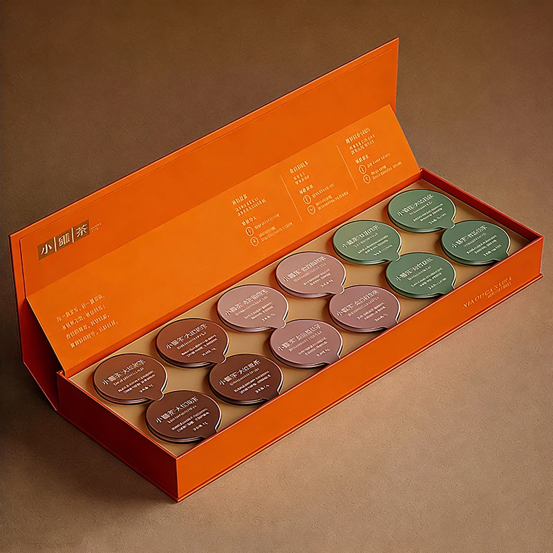 Elongated Magnetic Tea Gift Box