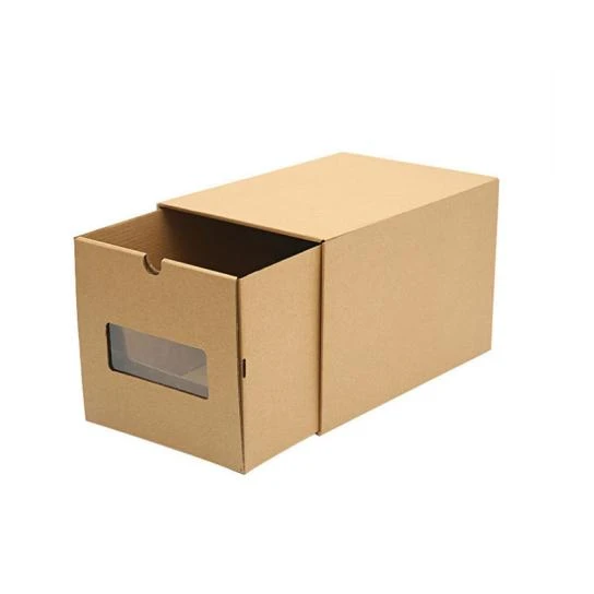Window Drawer Corrugated Shoe Box