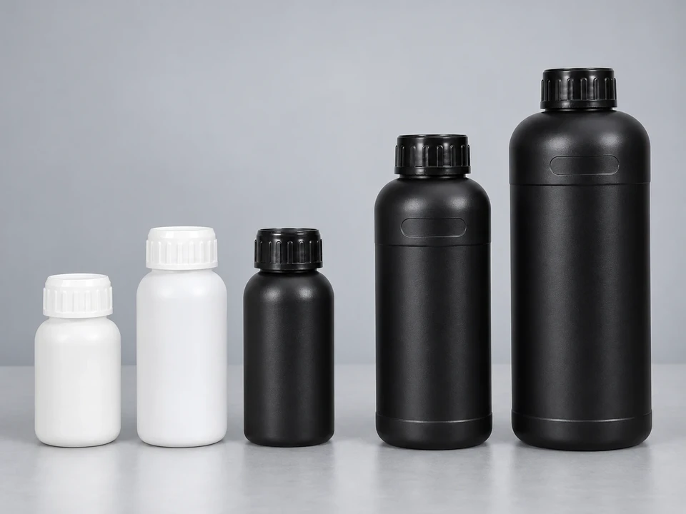 Round Plastic Packaging Bottle Series