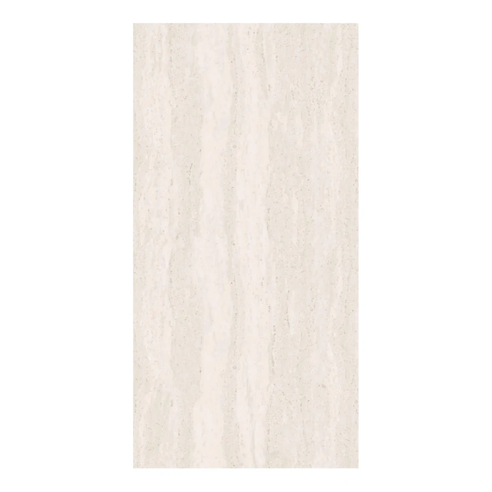 Yellow Travertine-Look Fine Porcelain Tile