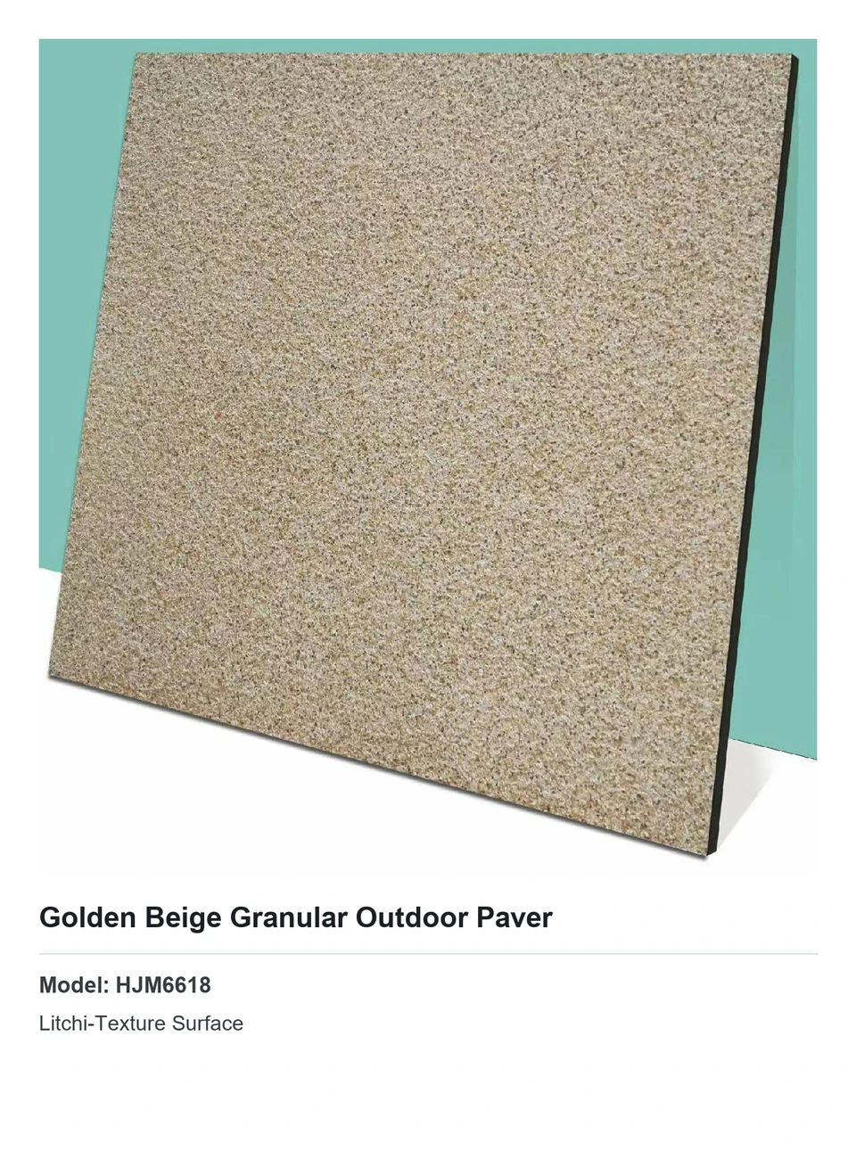 Golden Beige Granular Outdoor Paver