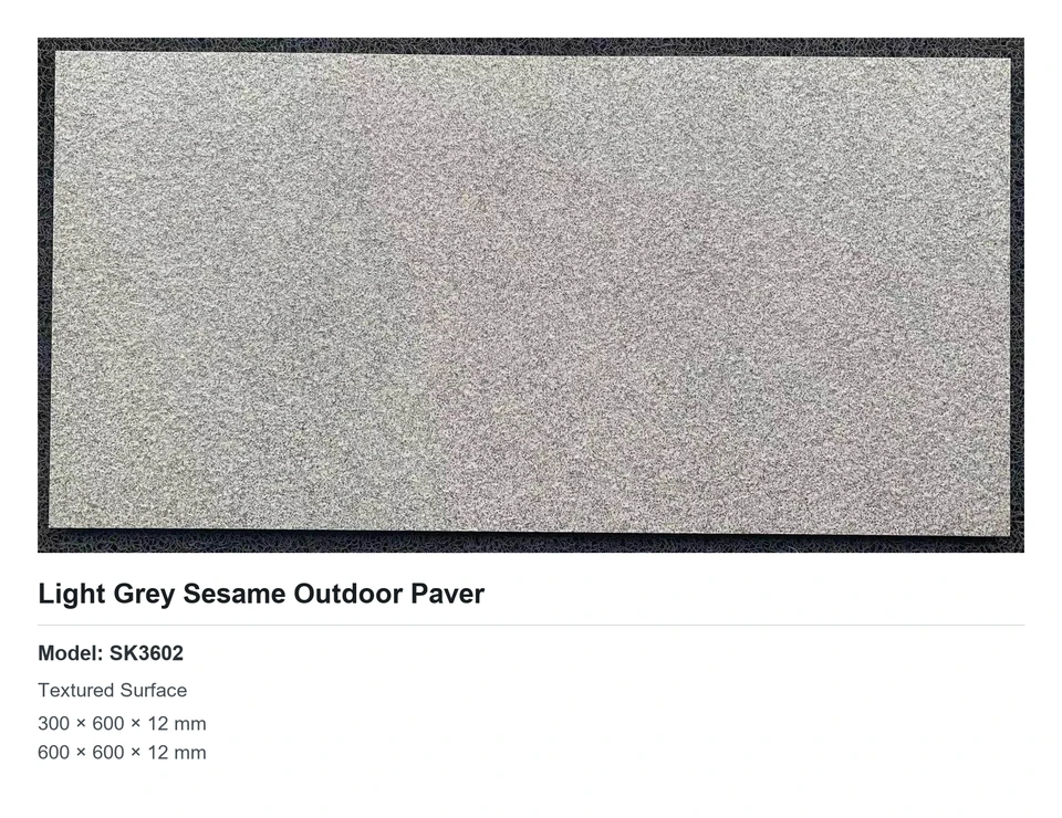 Light Grey Sesame Outdoor Paver