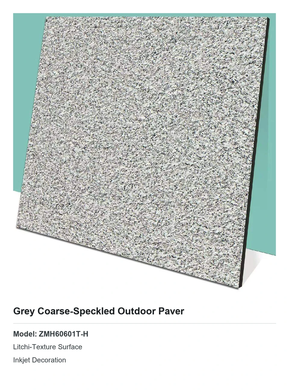 Grey Coarse-Speckled Outdoor Paver