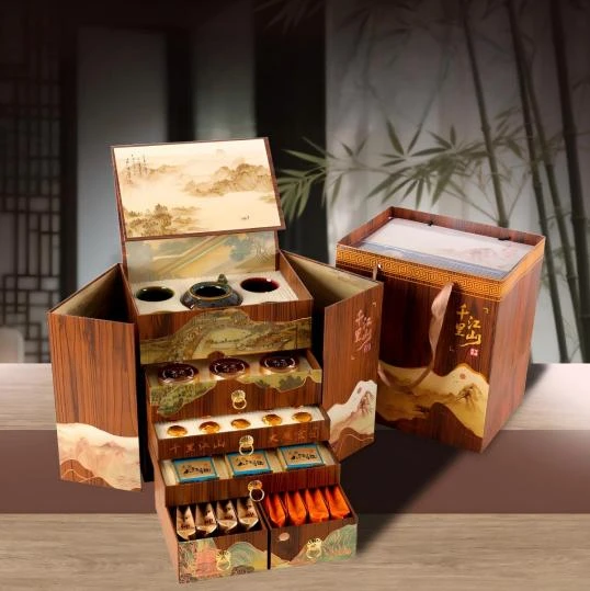 Multi Tier Drawer Tea Box