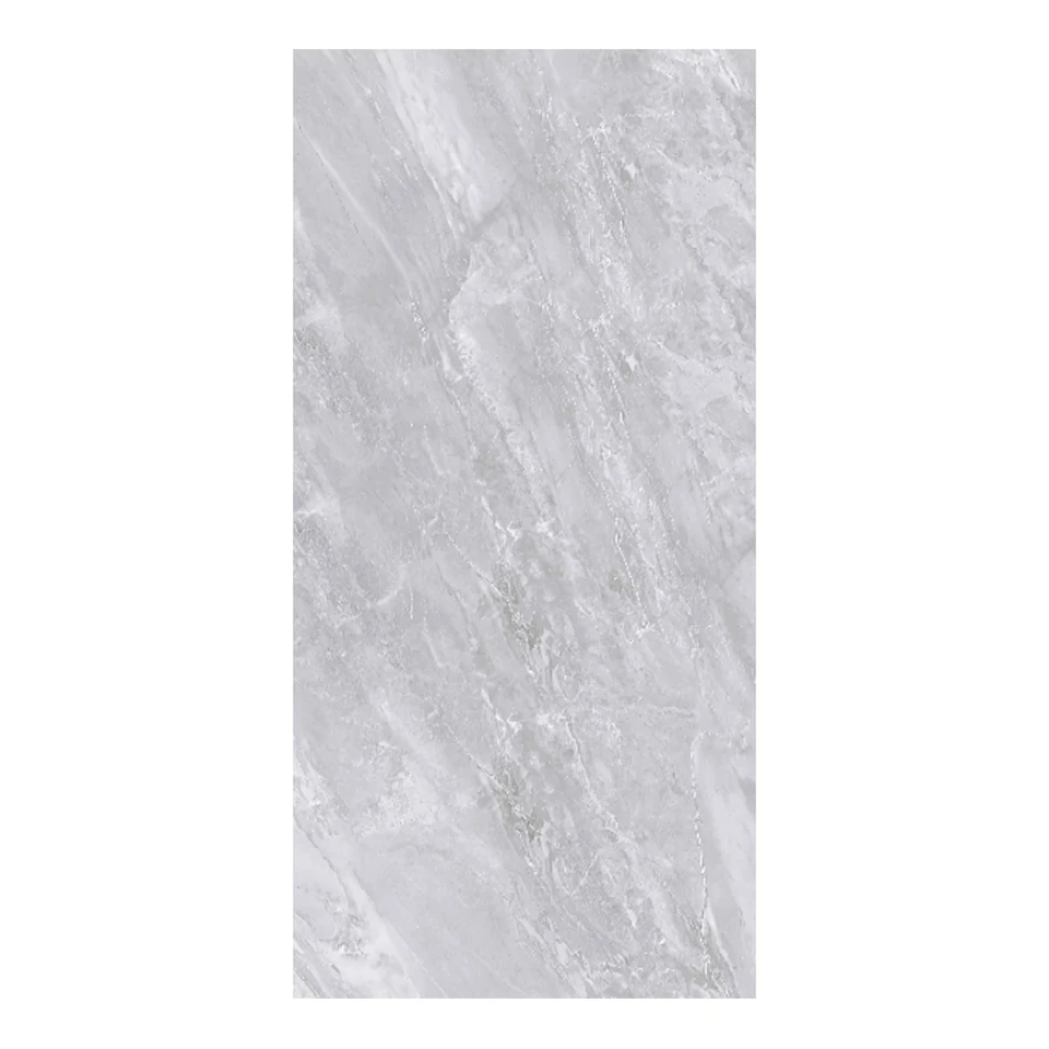 Light Hermes Grey Marble-Look Fine Porcelain Tile