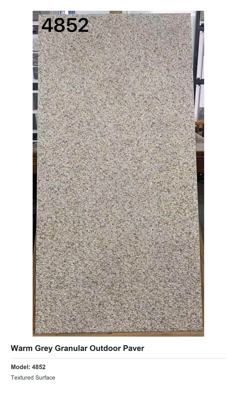 Warm Grey Granular Outdoor Paver
