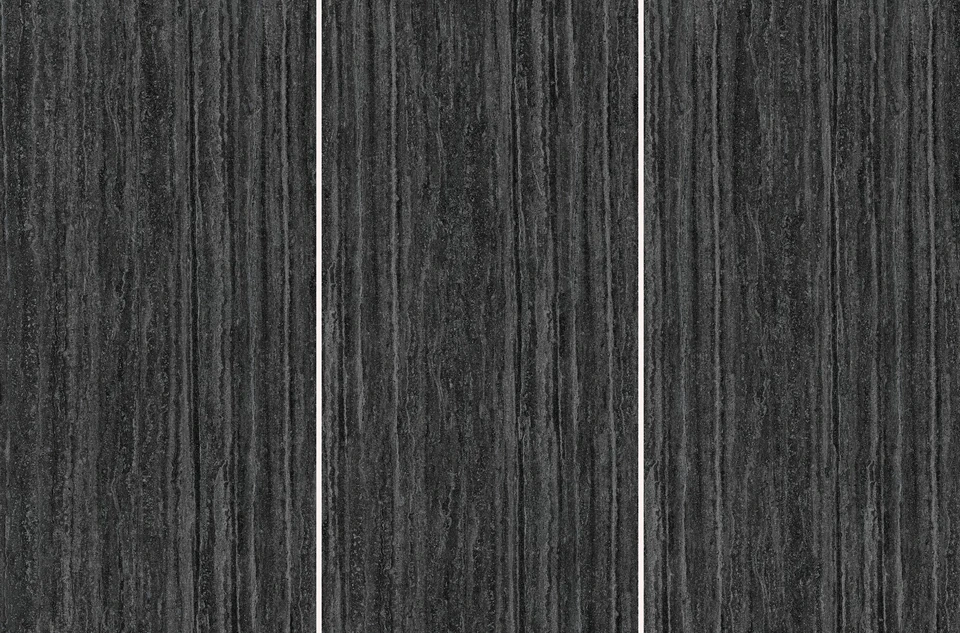 KD1201YD / KD71201YD Time Black Fine-Grain Matt Travertine-Look Porcelain Tile